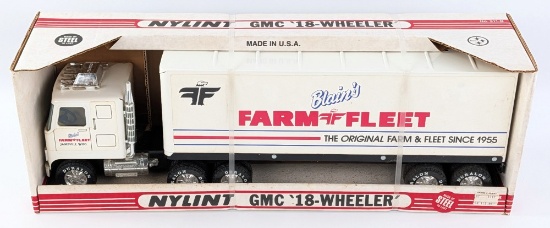 Nylint Blain's Farm & Fleet GMC Cabover Semi Truck & Trailer
