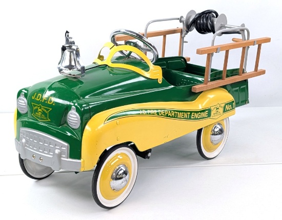 Gearbox John Deere Fire Department Ladder Truck Pedal Car