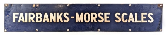 Over 4ft Vintage SSP Fairbanks-Morse Scales Sign
