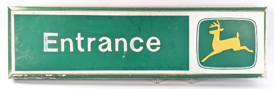 Vintage DS Over 4ft John Deere Entrance Dealership Sign
