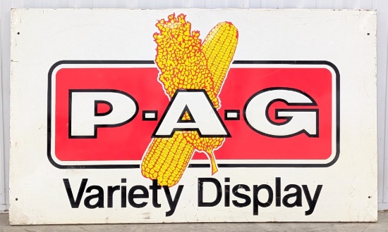 Vintage SST P-A-G Variety Display Embossed Advertising Sign