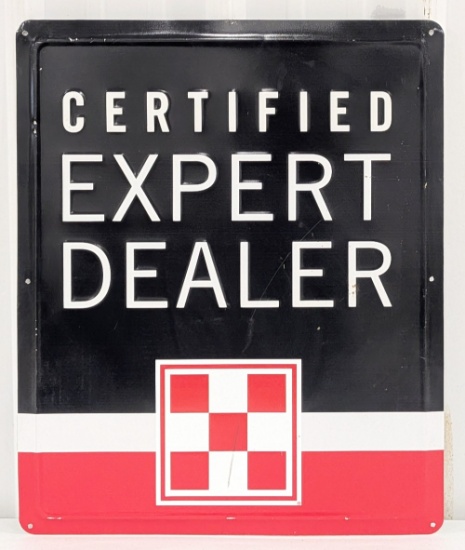 SST Purina Certified Expert Dealer Embossed Advertising Sign