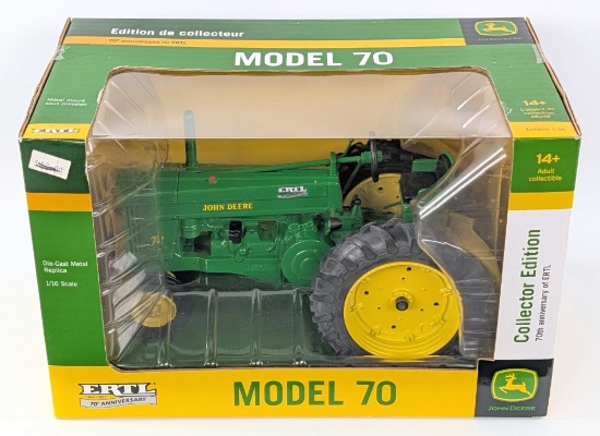 1/16 Ertl John Deere Model 70 Tractor - Collector Edition