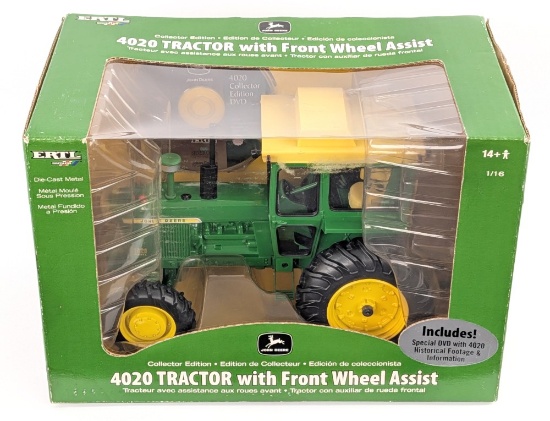 1/16 Ertl John Deere 4020 Tractor with Front Wheel Assist
