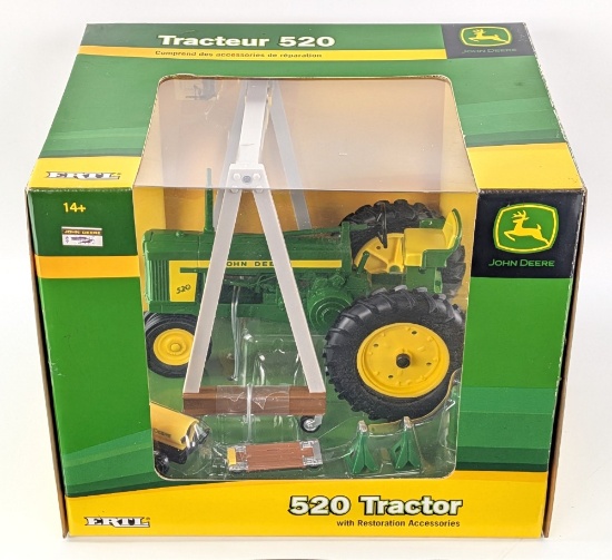 1/16 Ertl John Deere 520 Tractor with Restoration Accessories