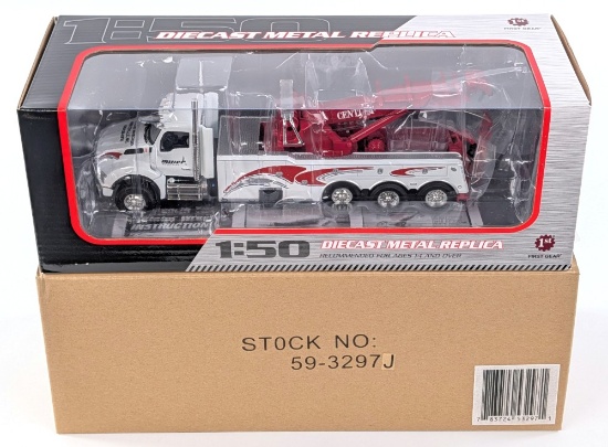 1/50 First Gear Kenworth T880 Rotator Wrecker - Miller Industries