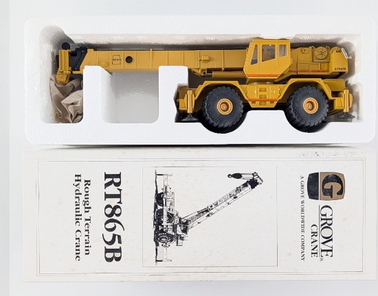 1/55 NZG Grove RT865B Rough Terrain Hydraulic Crane