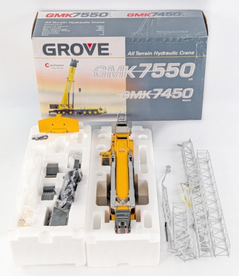 1/50 NZG Grove GMK7550 All-Terrain Hydraulic Mobile Crane