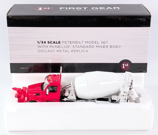 1/34 First Gear Peterbilt Model 567 with McNeilus Standard Mixer Body