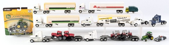 1/64 Ertl Semi Trucks and Tractors