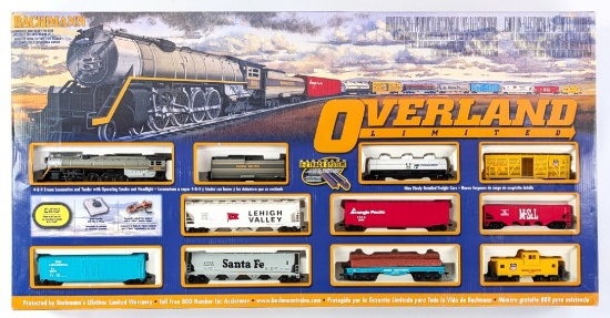 Bachmann HO Scale Overland Limited Electric Train Set