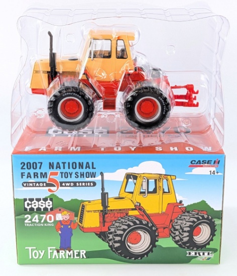 1/32 Ertl Case 2470 Traction King Tractor 2007 NFTS