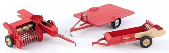 1/16 Tru-Scale Baler, Manure Spreader, and Tilt Trailer