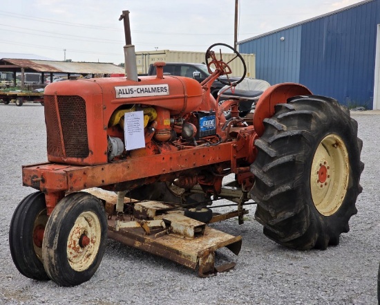Allis Chalmers WD 45G w/ Woods Belly Mower