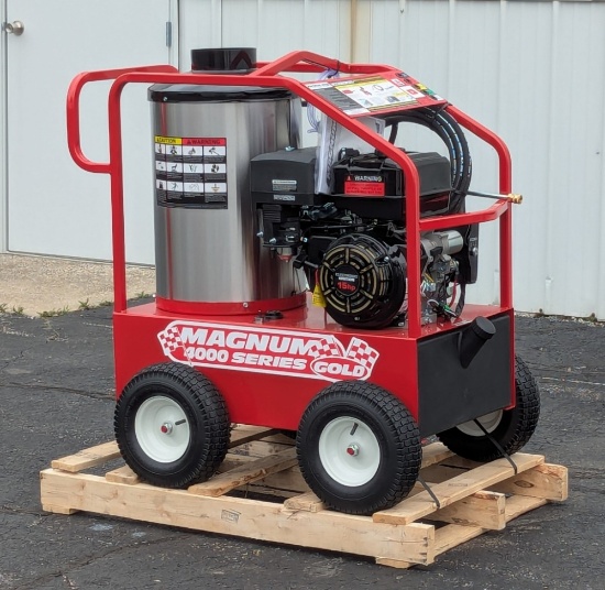 2026 Easy-Kleen Magnum 4000 Series Gold Commercial Hot Water Pressure Washer