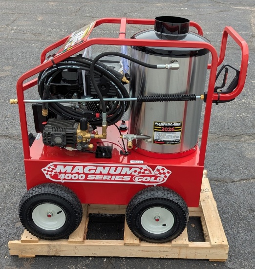 2026 Easy-Kleen Magnum 4000 Series Gold Commercial Hot Water Pressure Washer