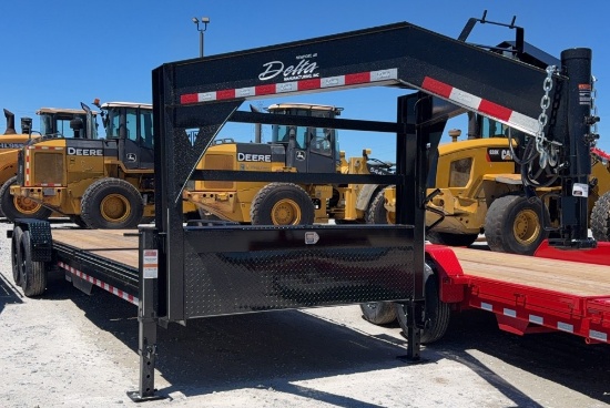 BRAND NEW 2026 Delta 24' Gooseneck Tilt Trailer