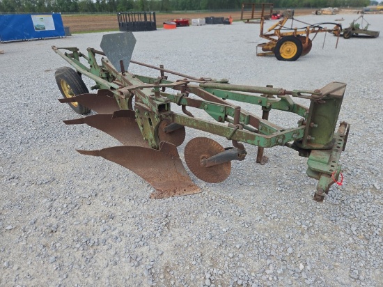 John Deere 2 Point Semi Mount 3 Bottom Plow