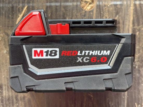 Milwaukee M18 Red Lithium-Ion XC6.0 Battery Pack M18B6
