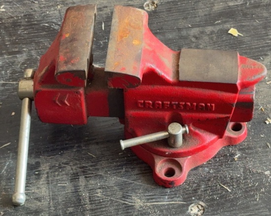 Craftsman 391.5180 3.5Ó Heavy Duty Cast Iron Swivel Bench Vise