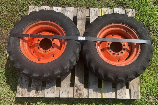 Goodyear Agricultural Tires On Steel Rims