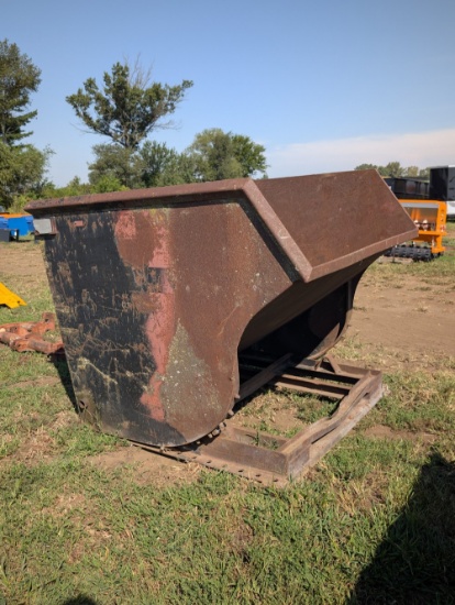 The Galbreath Self Dumping Steel Forklift Hopper