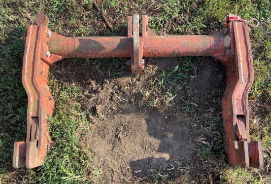 3 Point Quick Tractor Hitch W/ Orange Paint Finish