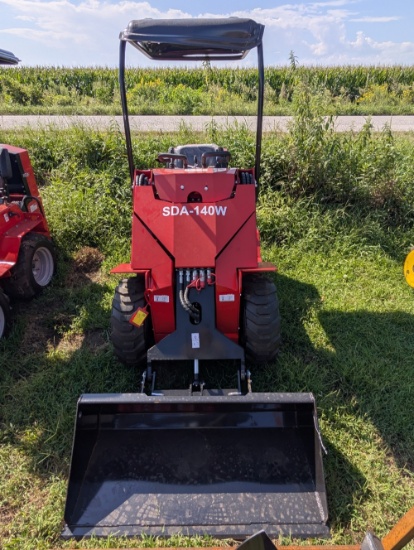 2026 AGT SDA-140W Wheeled Mini Skid Steer Loader