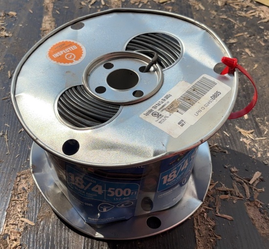 Southwire Sprinkler Solid Black Wire 18/4 Low Voltage