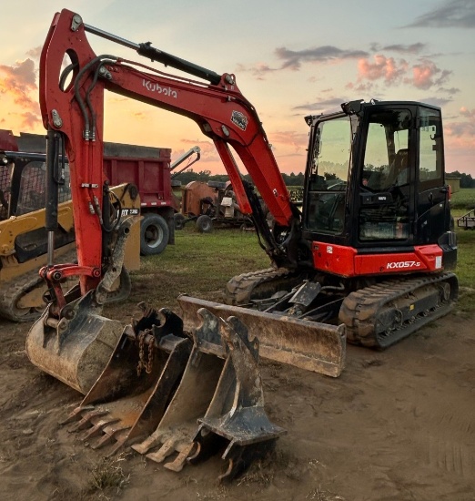 2023 Kubota KX057-5 Compact Excavator - 711 Hours!