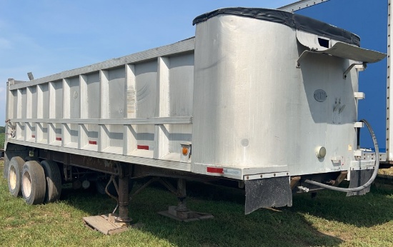 1978 28Õ City Welding Mfg. Aluminum Dump Trailer