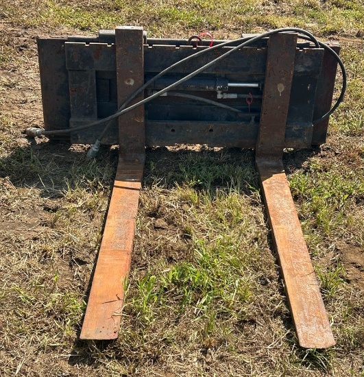 Pallet Fork Attachment - Hydraulic Forks
