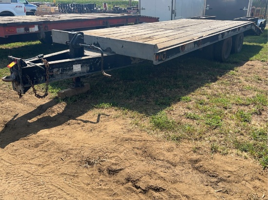 1980 ASSEMBLED 24' Wood Deck Dovetail Trailer