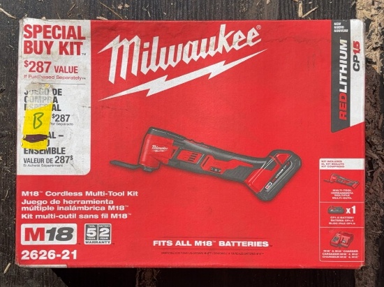 Milwaukee M18 Cordless Multi-Tool Kit 2626-21