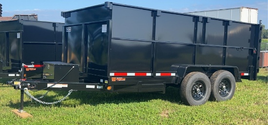 2027 QSA 14Õ Tandem Axle Hydraulic Dump Trailer