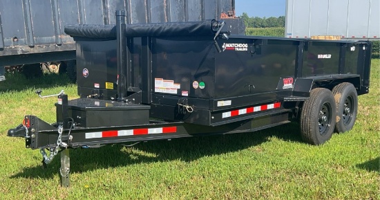 2026 Watchdog 14Õ Tandem Axle WD Wrangler Dump Trailer