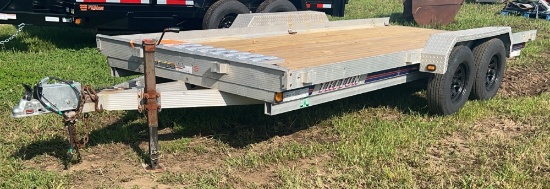 2008 Triton 16Õ Aluminum Flatbed Trailer With Wood Deck