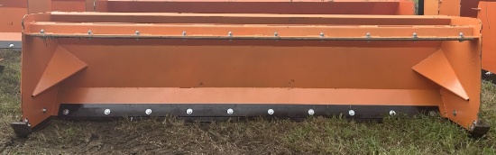 KC 10Õ Skid Steer Pusher With Replaceable Shoes & Blade