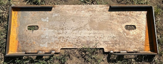 Universal Skid Steer Weld-On Plate