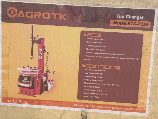 Agrotk Tire Changer ATK-TC24
