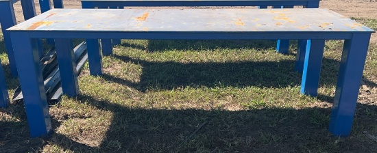 8Õ KC Steel Work Bench