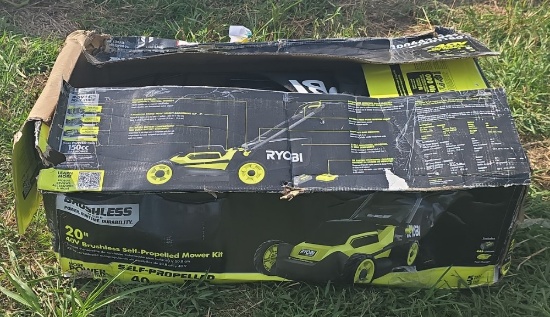 Ryobi 40 Volt Brushless Push Mower 20" Kit