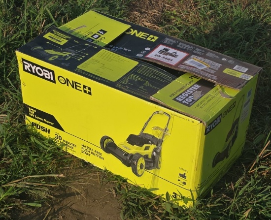 Ryobi 18 Volt Push Mower 13" Kit