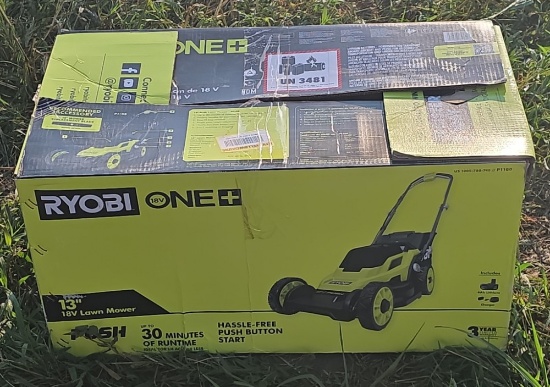Ryobi 18 Volt Push Mower 13" Kit