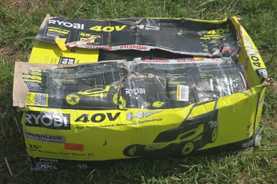 Ryobi 40 Volt Brushless Push Mower 20" Kit