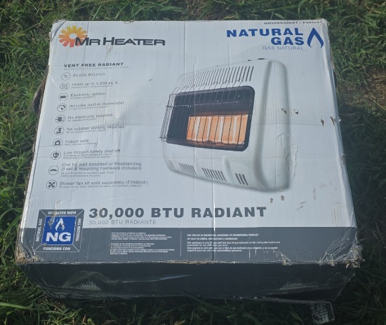 Mr Heater 30,000 BTU Natural Gas Vent Free Radiant Heater