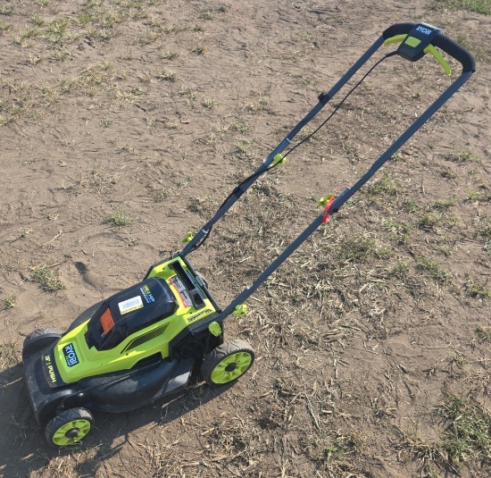 Ryobi 16" 18 Volt Brushless Push Mower