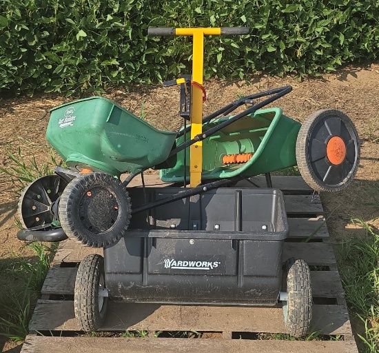 Scotts Turf Builder, Turf Builder Mini, And Yardworks Spreader