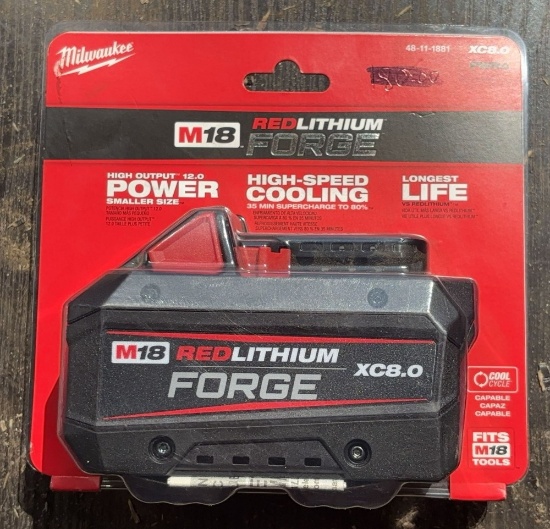 Milwaukee M18 Red Lithium Forge XC8.0 Battery 48-11-1881