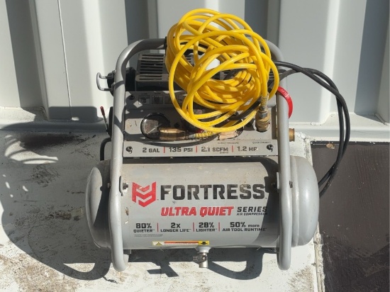 Fortress 2 Gal Ultra Quiet Series Air Compressor
